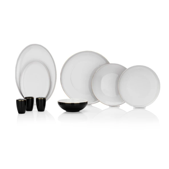 Schafer Adel Black Yemek Takımı 56 Parça-Siyah - 7