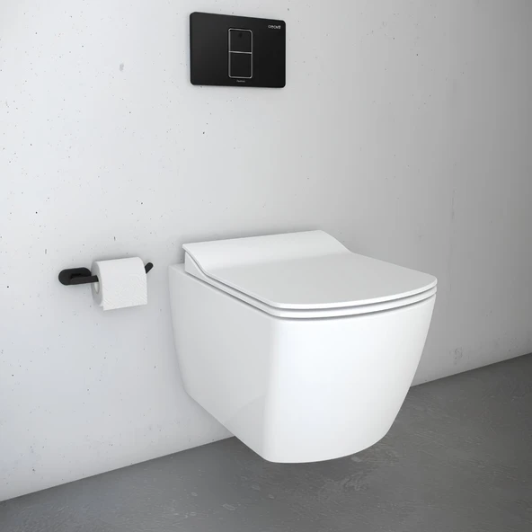 Creavit Eg321 Elegant Kanalsız Asma Klozet, Creavit Yavaş Kapanan Kapak - 4