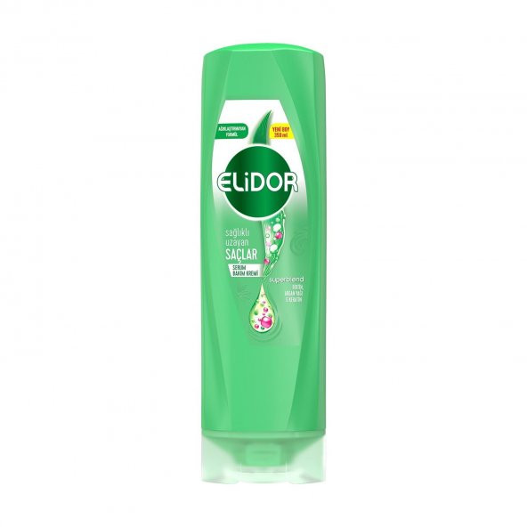 Elidor Superblend Serum Saç Bakım Kremi Sağlıklı Uzayan Saçlar Biotin Argan Yağı & Keratin 350 Ml - 2