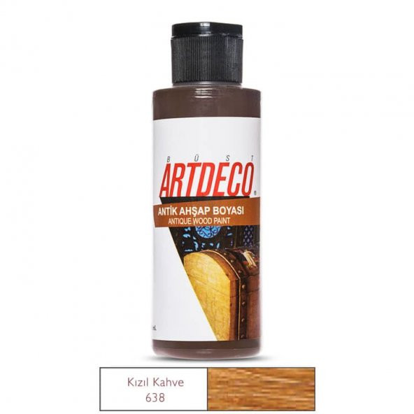 Artdeco Antik Eskitme Boyası 638 Kızıl Kahve