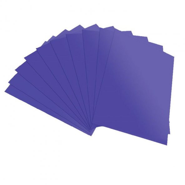 Lino Aynalı (Metalik) Karton 10lu 50x70 cm MAVİ