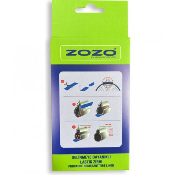 Zozo Mtb 34MM Delinmeye Dayanıklı Bisiklet Lastik Zırhı - 2