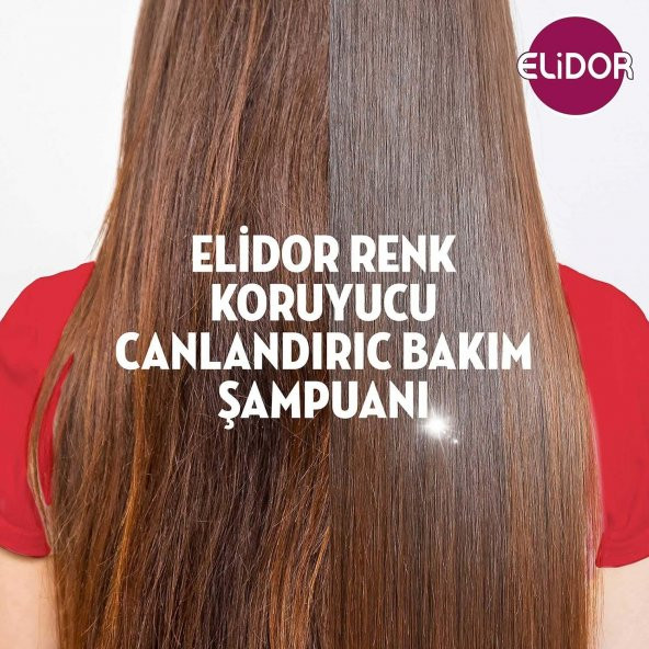 Elidor Superblend Saç Bakım Şampuanı Renk Koruyucu ve Canlandırıcı Bakım Badem Yağı Keratin E Vitamini 400 Ml - 6