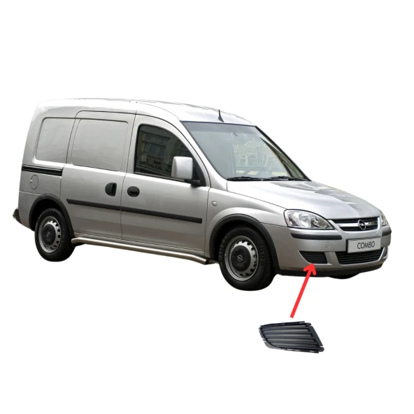 Opel Combo C Ön Tampon Sis Kapağı SağYolcu İthal 1.Sınıf Kaliteli Ürün - Resim 2