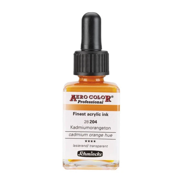 Schmincke Aero Color Professional Airbrush Mürekkep 28 ml. 204 Cadmium Orange Hue ürün görseli