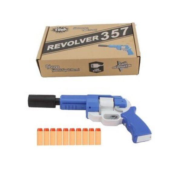 Şarjlı Tam Otomatik Sünger Atan Tabanca Revolver