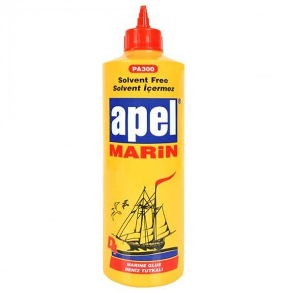 5 Adet Apel Marin Poliüretan Suya Dayanıklı Deniz Tutkalı 600 ml - 2