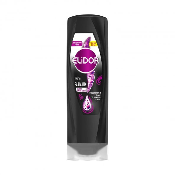 Elidor Superblend Serum Saç Bakım Kremi Esmer Parlaklık E Vitamini Chia Tohumu Yağı Keratin 350 Ml - 2
