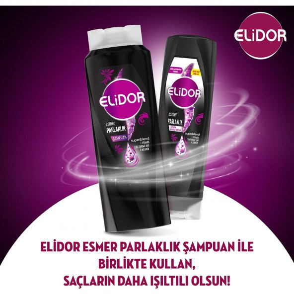 Elidor Superblend Serum Saç Bakım Kremi Esmer Parlaklık E Vitamini Chia Tohumu Yağı Keratin 350 Ml - 6