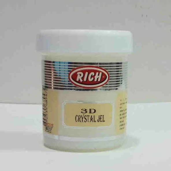 Rich 3D Kristal Jel (Şeffaf Rölyef Pasta) 150 cc.