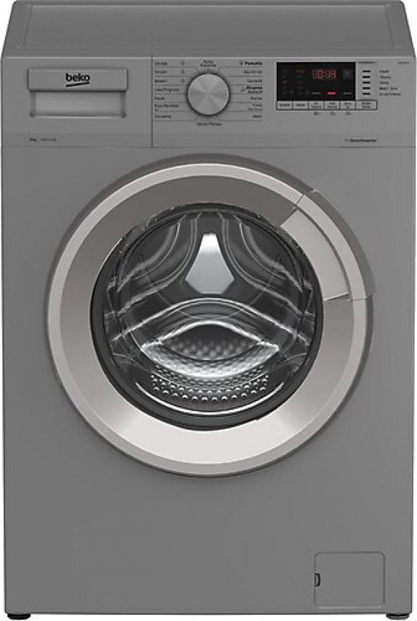 Beko Cm 9101 S A+++ B Enerji 9 Kg 1000 Devir İnox Çamaşır Makinesi