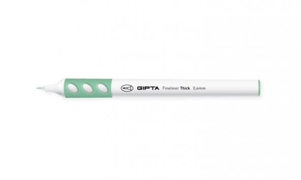 Gıpta Fineliner Thick 0.4 mm Yuvarlak Gövde Kalem YEŞİM