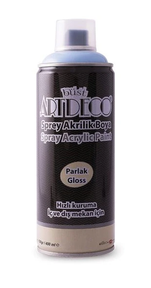 Artdeco Akrilik Sprey Boya 400 ml. BEBEK MAVİ