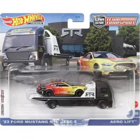 Hot Wheels Premium HKF39 Team Transport 23 Mustang RTR Spec 5 / Aero Lift (#50)