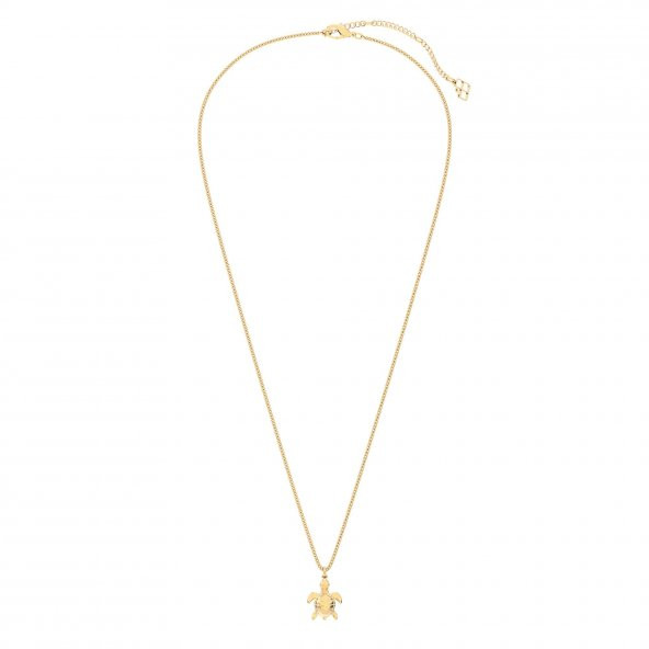 Chocli 18 Ayar Altın Kaplama Kaplumbağa Kolye - 2