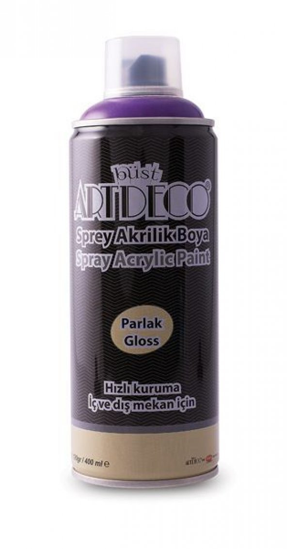 Artdeco Akrilik Sprey Boya 400 ml. MOR ürün görseli