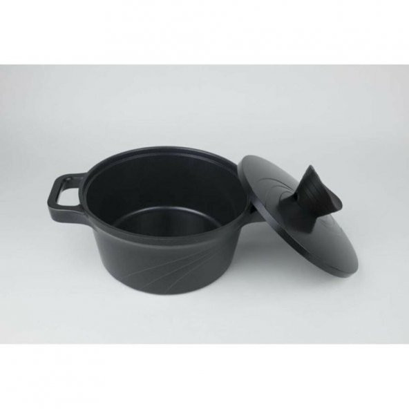 Bordain Alüminyum Tencere 20 Cm Siyah D-BOR20C - 2