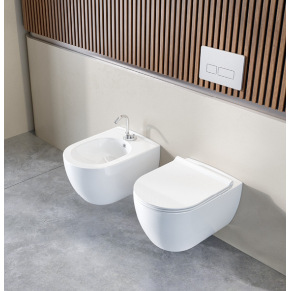 Turkuaz City Kanalsız Asma Klozet ve Yavaş Kapak - 4