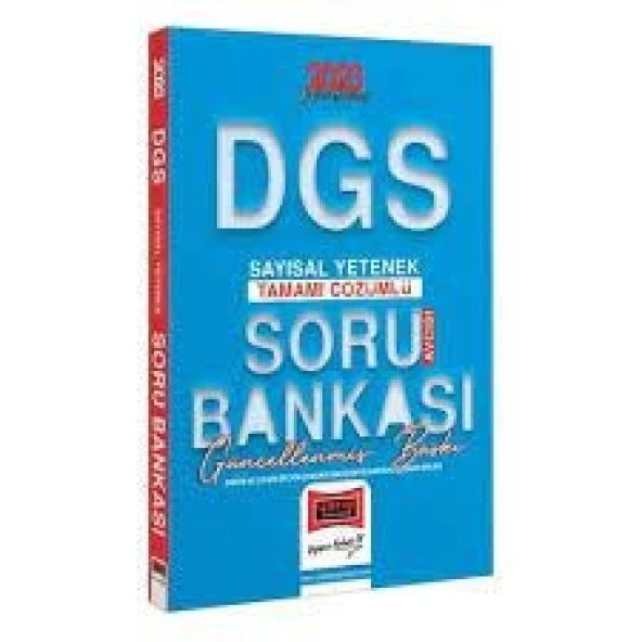 2023 DGS Soru Avcısı Tamamı Çözümlü Sayısal Yetenek Soru Bankası Yargı Yayınları