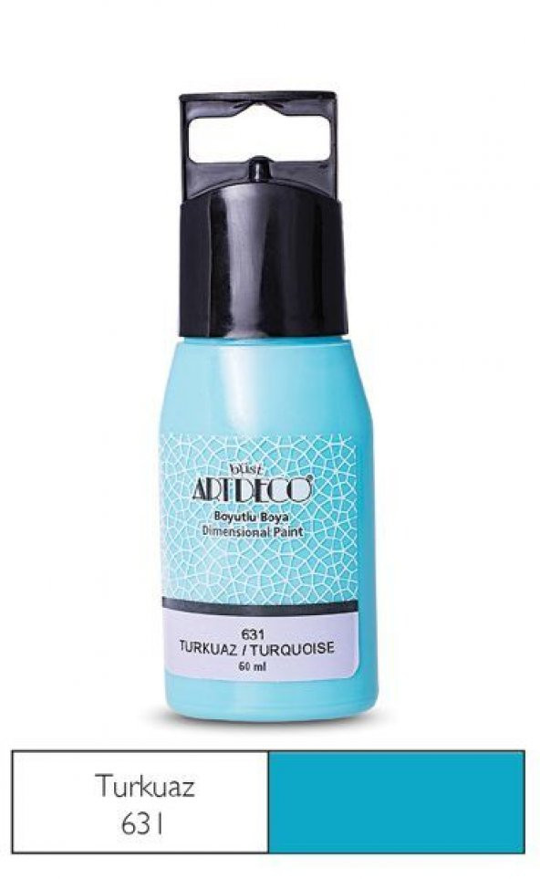Artdeco Boyutlu Boya 60 ml. 631 TURKUAZ
