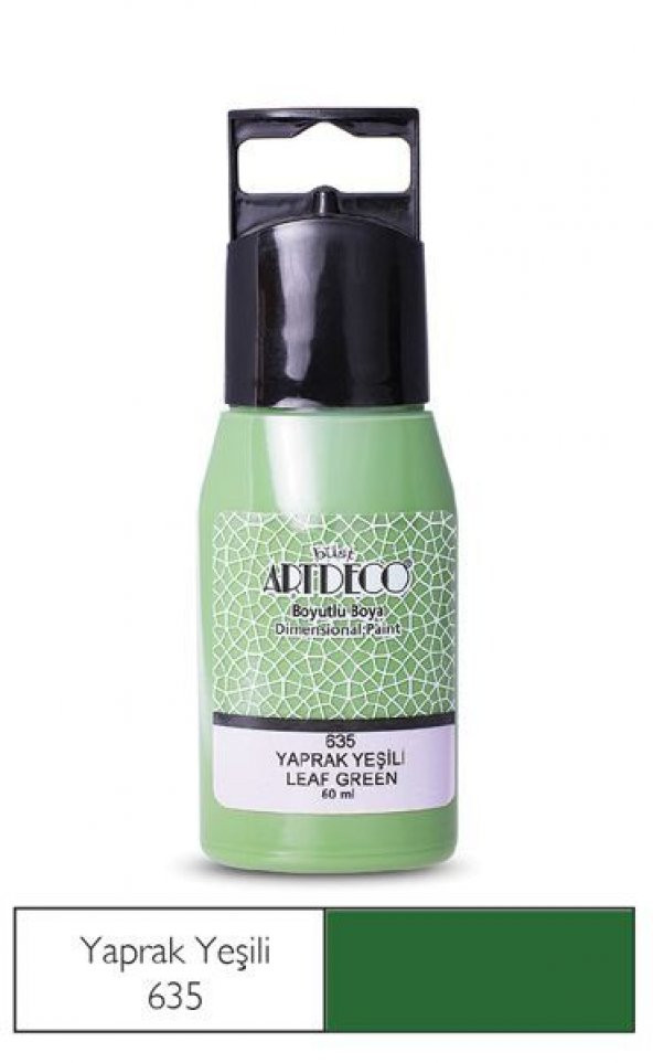Artdeco Boyutlu Boya 60 ml. 635 YAPRAK YEŞİLİ