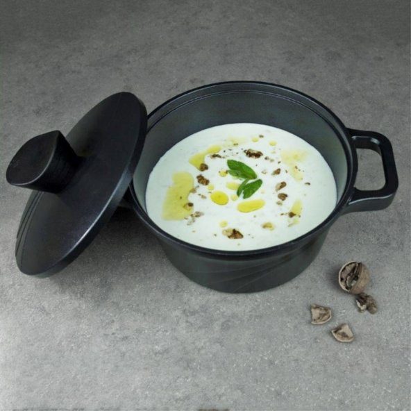 Bordain Alüminyum Derin Tencere 24 cm Siyah D-BOR24C - 3