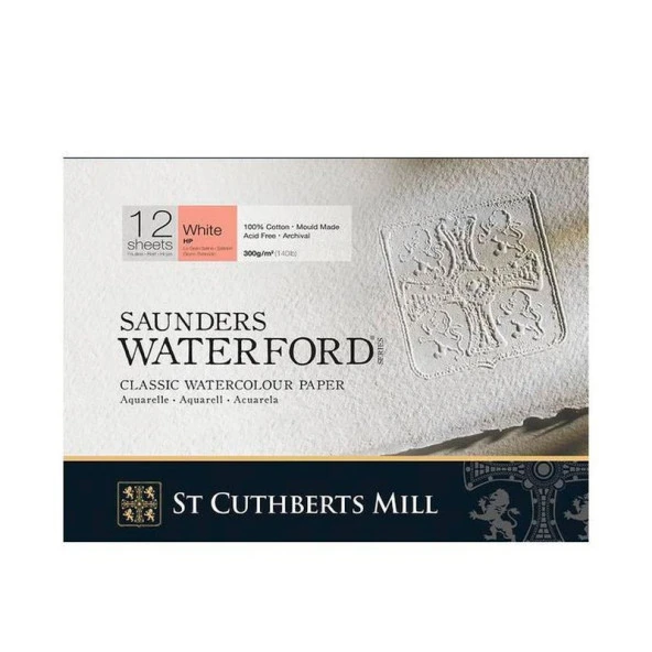 Saunders Waterford Suluboya Blok Hot Pres 300 gr 410x310mm 20 yp