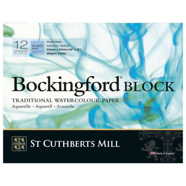 Bockingford Suluboya Blok Cold Pres 300 gr 410x310mm 12 yp