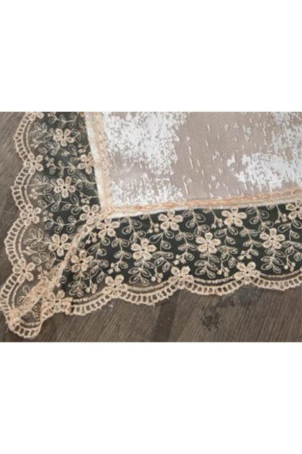 Çeyiz Diyarı Peri Çift Kişilik Yatak Örtüsü Cappucino - Resim 8