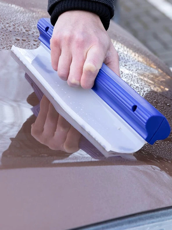 Germany Style Silikon Uçlu Cam Sileceği Çekçek Ve Püsküllü Mikrofiber Araba Yıkama Ve Detay Temizlik Eldiveni O - 2