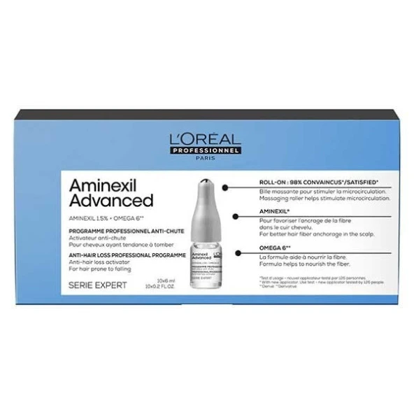 Loreal professionnel Aminexil Advanced Saç Dökülmesine Karşı Serum 10x6 ml