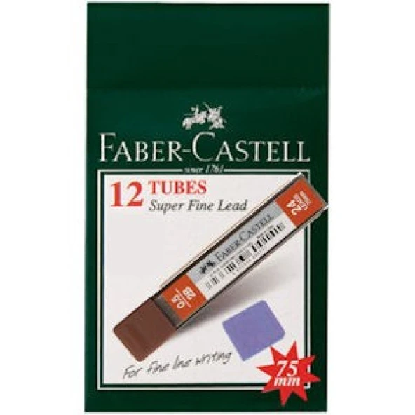 Faber Castell Super Fine Min Mekanik Kurşun Kalem Ucu 0.5 mm 2B 12li Kutu