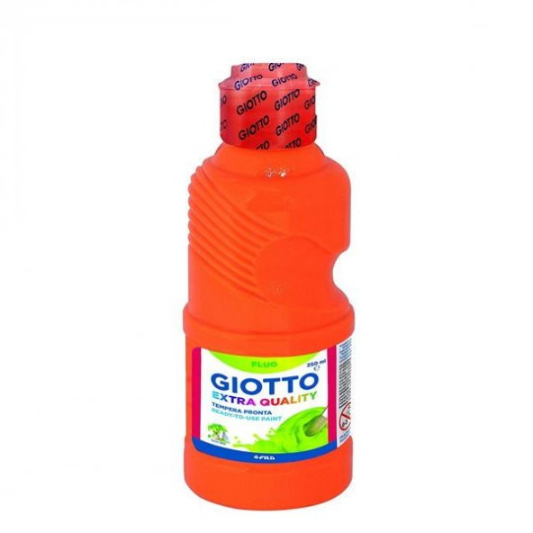 Giotto Fluo - Neon Guaj Boya 250 ml. FOSFORLU TURUNCU