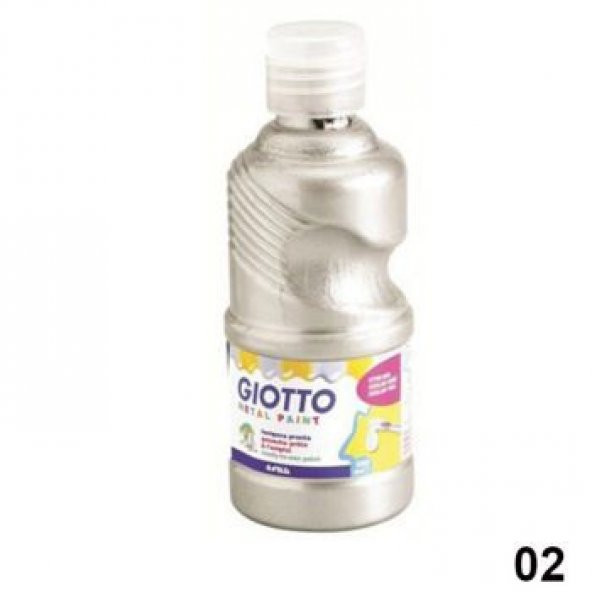 Giotto Metal Paint Metalik Boya 250 ml. GÜMÜŞ