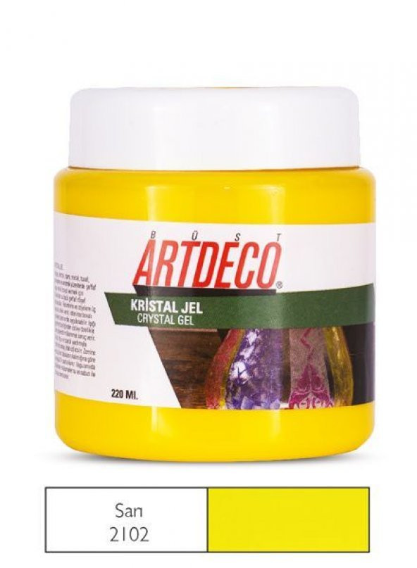 Artdeco Kristal Jel 21-02 Sarı
