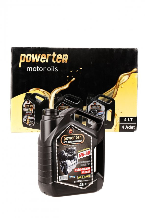 POWERTEN 5w30 motor yağı 4 lt   4ADET