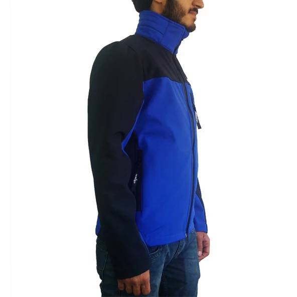 Lemigo Softshell Mavi-Siyah Mont - 2