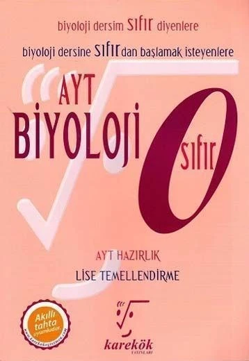 Karekök Yayınları AYT Biyoloji Sıfır ürün görseli 1