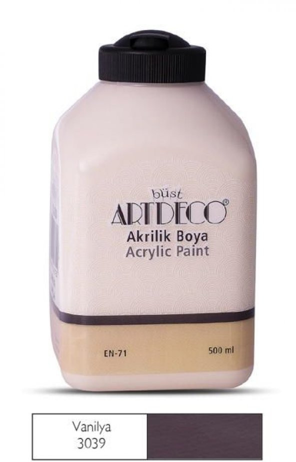 Artdeco Akrilik Boya 500 ml. 3039 VANİLYA