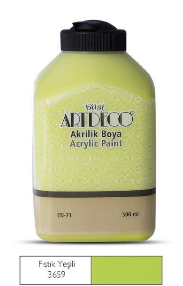 Artdeco Akrilik Boya 500 ml. 3659 FISTIK YEŞİLİ