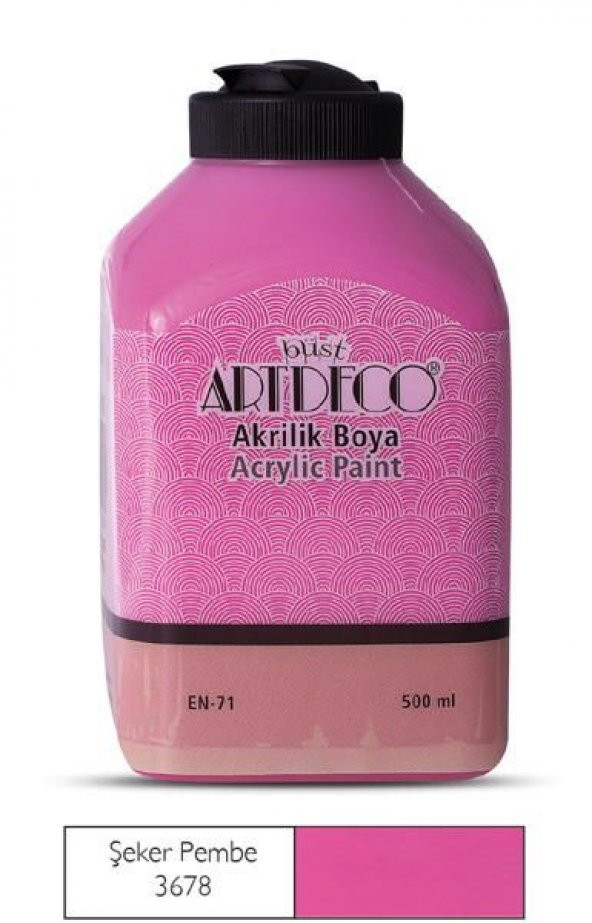 Artdeco Akrilik Boya 500 ml. 3678 ŞEKER PEMBE