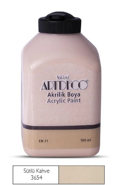 Artdeco Akrilik Boya 500 ml. 3654 SÜTLÜ KAHVE
