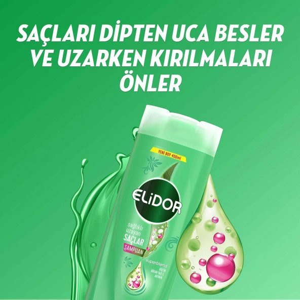 Elidor Sağlıklı Uzayan Saçlar 400 Ml