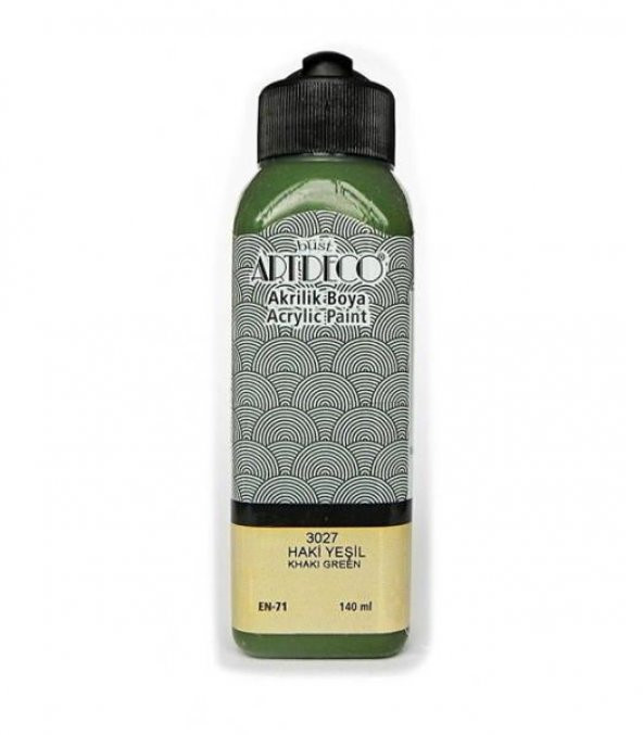 Artdeco Akrilik Boya 140 ml. 3027 HAKİ YEŞİL