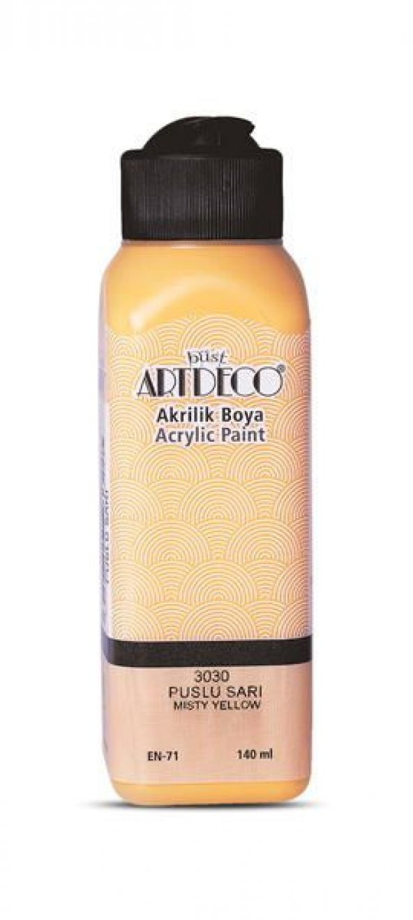 Artdeco Akrilik Boya 140 ml. 3030 PUSLU SARI