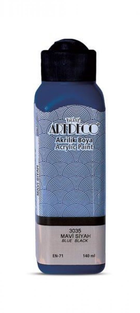 Artdeco Akrilik Boya 140 ml. 3035 MAVİ-SİYAH