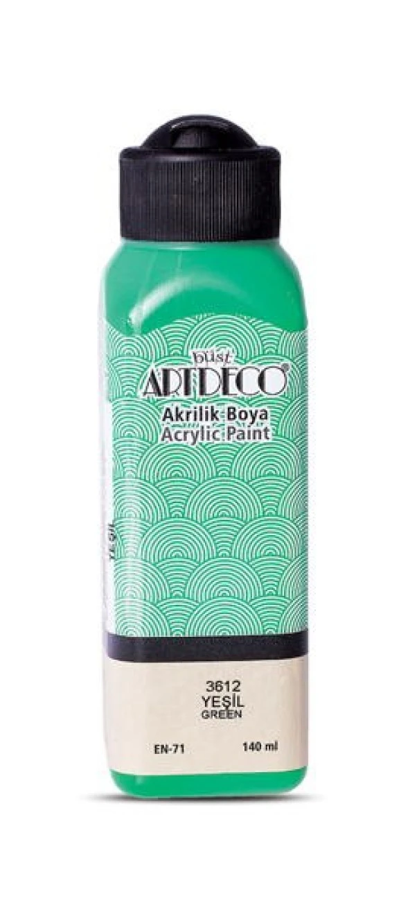 Artdeco Akrilik Boya 140 ml. 3612 YEŞİL ürün görseli 1