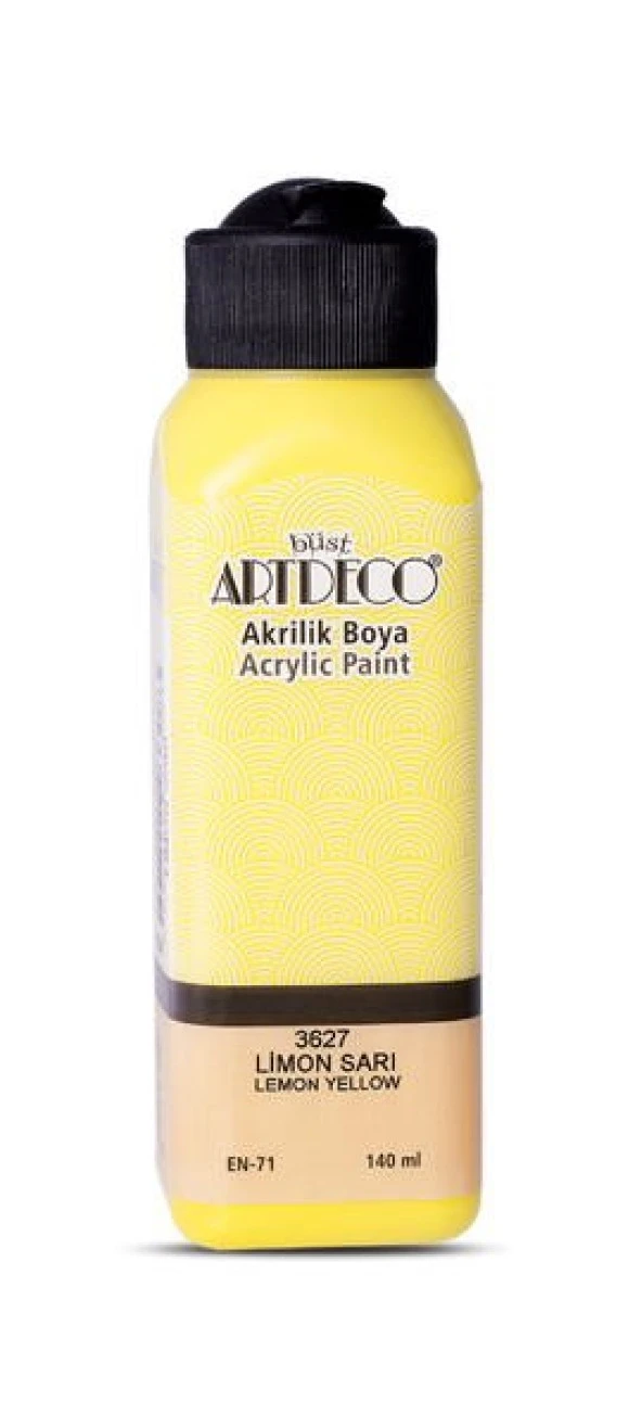 Artdeco Akrilik Boya 140 ml. 3627 LİMON SARI