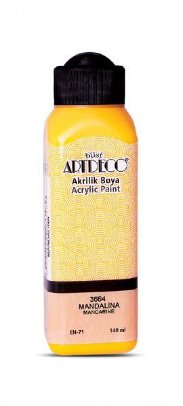 Artdeco Akrilik Boya 140 ml. 3664 MANDALİNA