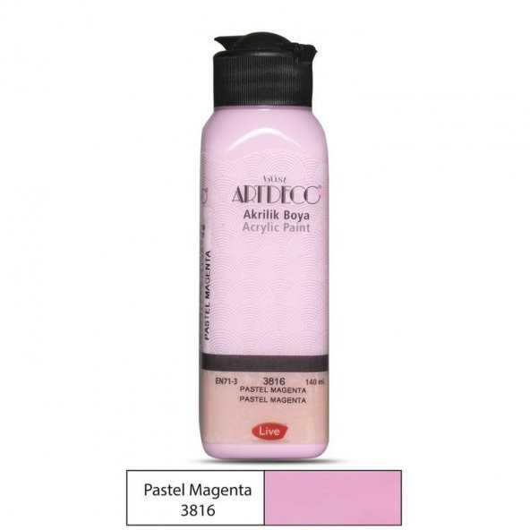 Artdeco Akrilik Boya 140 ml. 3816 Pastel Magenta